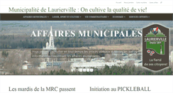 Desktop Screenshot of laurierville.net