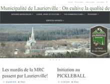 Tablet Screenshot of laurierville.net